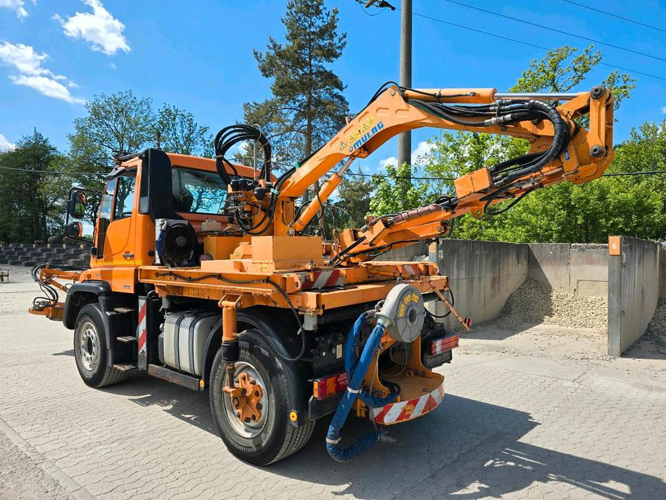 Unimog U400 405/12 6-Zylinder mit Mulag Böschungsmäher Böschungsmulcher Frontmäher Randstreifenmäher Mercedes-Benz U 400 300 500 - Xe dọn tuyết: hình 5 Unimog U400 405/12 6-Zylinder mit Mulag Böschungsmäher Böschungsmulcher Frontmäher Randstreifenmäher Mercedes-Benz U 400 300 500 - Xe dọn tuyết: hình 5