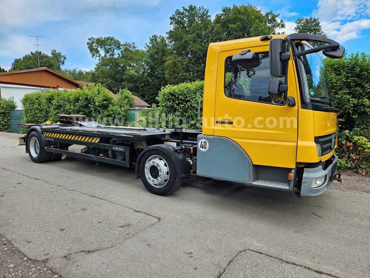 Mercedes-Benz Kamag * WBH 25 * Wiesel * Umsetzer * Sattelkupp. - Xe chở container/ Xe tải hoán đổi thân: hình 3 Mercedes-Benz Kamag * WBH 25 * Wiesel * Umsetzer * Sattelkupp. - Xe chở container/ Xe tải hoán đổi thân: hình 3