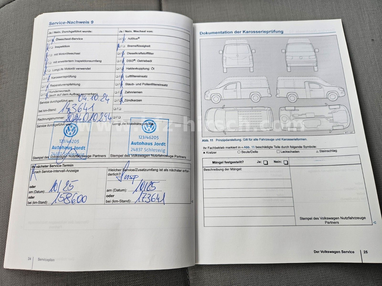 Xe van nhỏ gọn Volkswagen T6 2.0TDI Transporter 2xSchiebetüre Scheckheft: hình 11