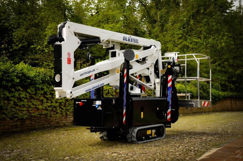 Oil&Steel Octopus 14 podnośnik koszowy na gąsienicach 14 m - Xe nâng người chân nhện bánh: hình 1 Oil&Steel Octopus 14 podnośnik koszowy na gąsienicach 14 m - Xe nâng người chân nhện bánh: hình 1
