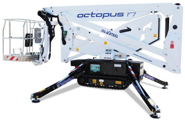 Oil&Steel Octopus 17 podnośnik koszowy na gąsienicach 17 m - Xe nâng người chân nhện bánh: hình 3 Oil&Steel Octopus 17 podnośnik koszowy na gąsienicach 17 m - Xe nâng người chân nhện bánh: hình 3
