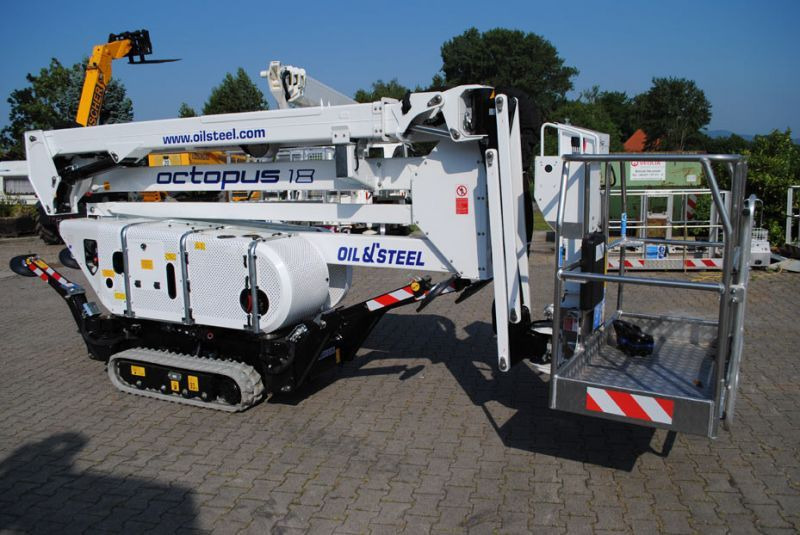 Oil&Steel Octopus 18 nowy podnośnik koszowy na gąsieniach 18 m - Xe nâng người chân nhện bánh: hình 3 Oil&Steel Octopus 18 nowy podnośnik koszowy na gąsieniach 18 m - Xe nâng người chân nhện bánh: hình 3