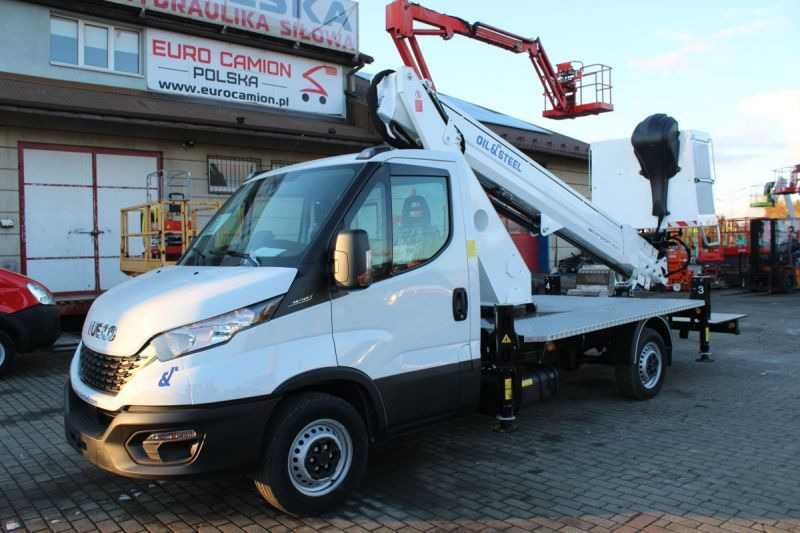 Oil&Steel Scorpion 2013 - 20 m zamontowany na Iveco 35S14H - Nền bục trên không gắn trên xe tải: hình 1 Oil&Steel Scorpion 2013 - 20 m zamontowany na Iveco 35S14H - Nền bục trên không gắn trên xe tải: hình 1