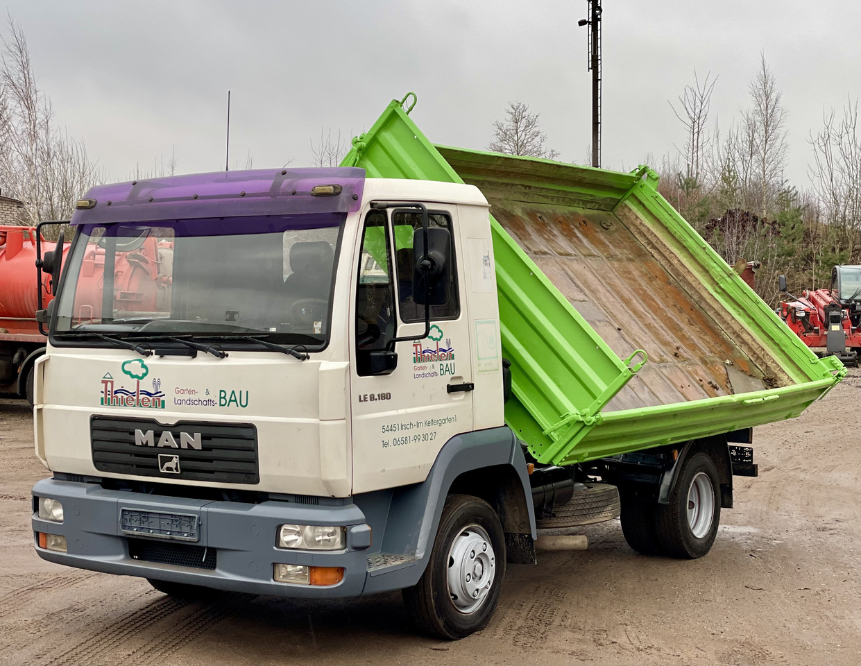 MAN LE - Xe ben: hình 3 MAN LE - Xe ben: hình 3