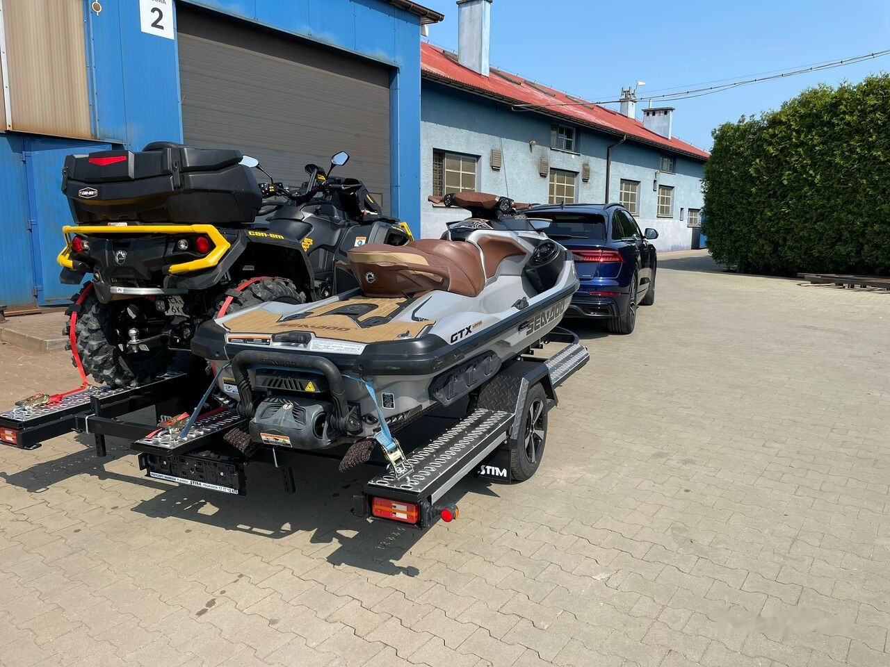 Stim L21-SWQ/1300 vr. B 2x skuter lub 2 x quad lub skuter i quad - Rơ moóc kéo thuyền: hình 1 Stim L21-SWQ/1300 vr. B 2x skuter lub 2 x quad lub skuter i quad - Rơ moóc kéo thuyền: hình 1