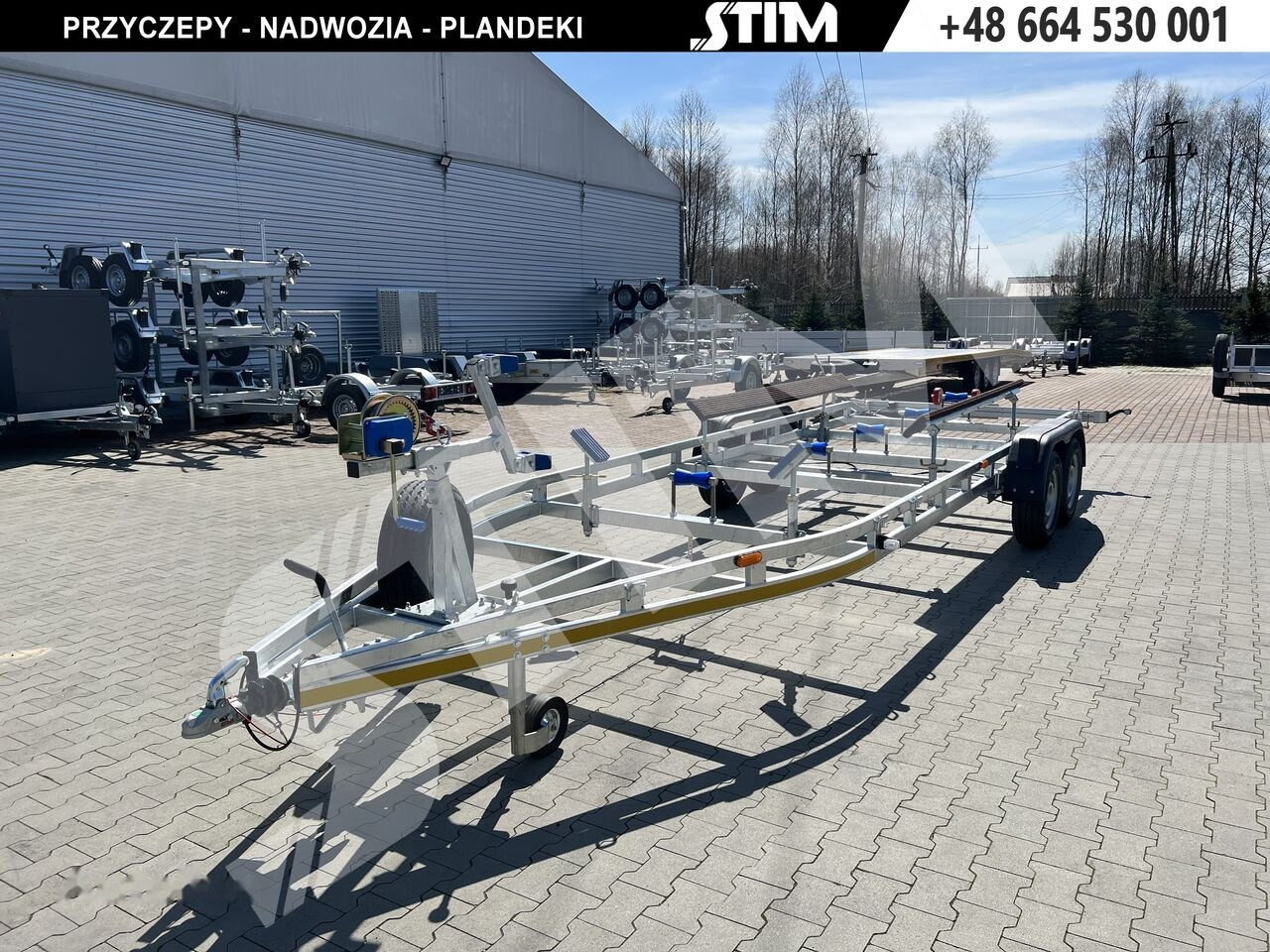 Stim L22/PŁ-PH/75-27 DALPOL - PHOBOS 25 - Rơ moóc kéo thuyền: hình 1 Stim L22/PŁ-PH/75-27 DALPOL - PHOBOS 25 - Rơ moóc kéo thuyền: hình 1