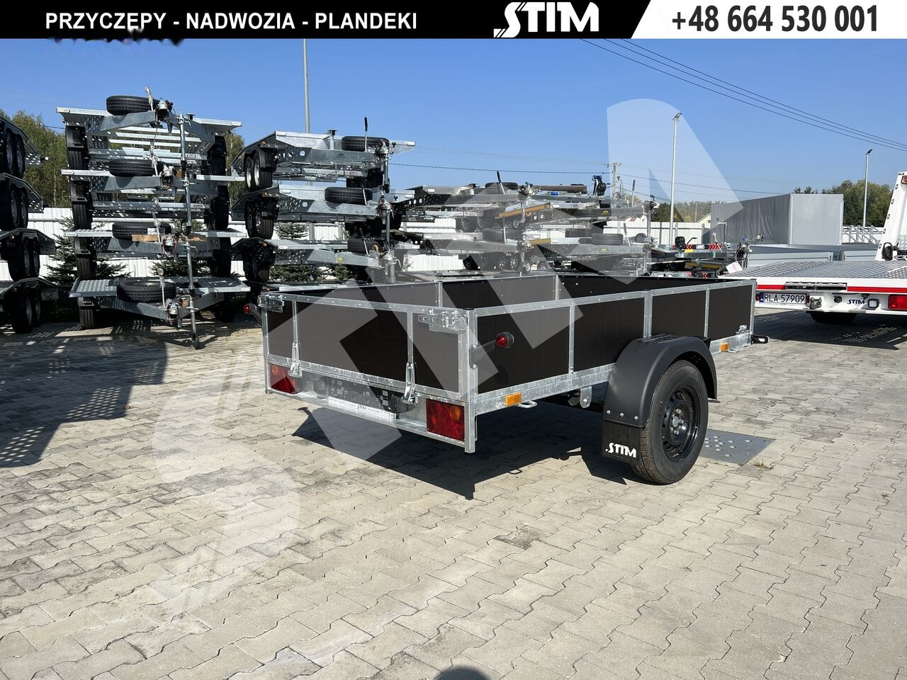 Stim S11-075/2615R + przednia burta otwierana - Rơ moóc xe hơi: hình 2 Stim S11-075/2615R + przednia burta otwierana - Rơ moóc xe hơi: hình 2