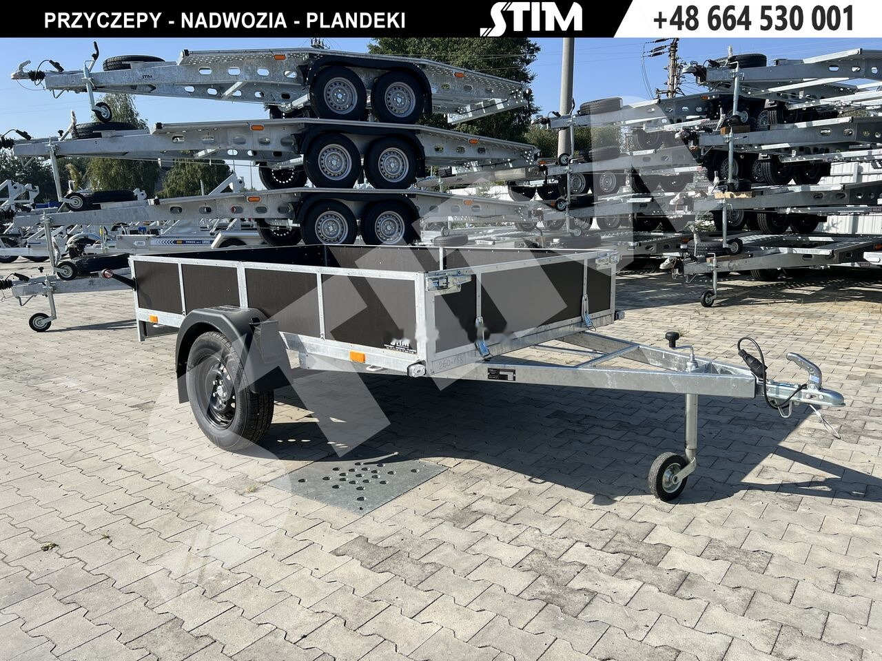 Stim S11-075/2615R + przednia burta otwierana - Rơ moóc xe hơi: hình 3 Stim S11-075/2615R + przednia burta otwierana - Rơ moóc xe hơi: hình 3
