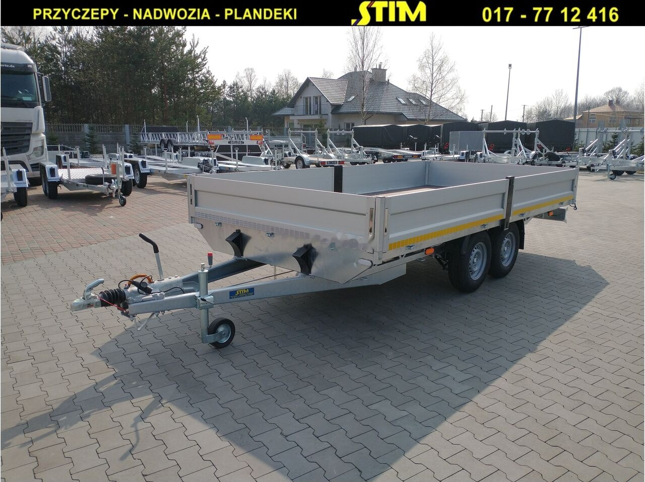 Stim S22 - Rơ moóc thùng lửng/ Phẳng: hình 1 Stim S22 - Rơ moóc thùng lửng/ Phẳng: hình 1
