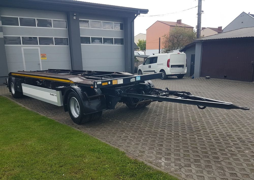 Wielton PS-2 PRZYCZEPA POD KONTENERY DO HAKOWCA 2 OSIE BLIŹNIAKI HUFFERMANN MEILLER ZASŁAW SKIBICKI - Rơ moóc thùng chứa: hình 1 Wielton PS-2 PRZYCZEPA POD KONTENERY DO HAKOWCA 2 OSIE BLIŹNIAKI HUFFERMANN MEILLER ZASŁAW SKIBICKI - Rơ moóc thùng chứa: hình 1