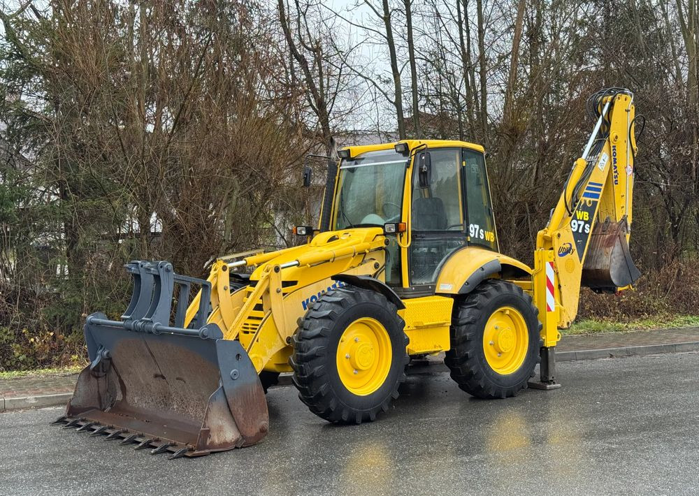 Komatsu * Koparko Ładowarka * Komatsu WB 97 S Utility * - Máy xúc trước múc sau: hình 1 Komatsu * Koparko Ładowarka * Komatsu WB 97 S Utility * - Máy xúc trước múc sau: hình 1