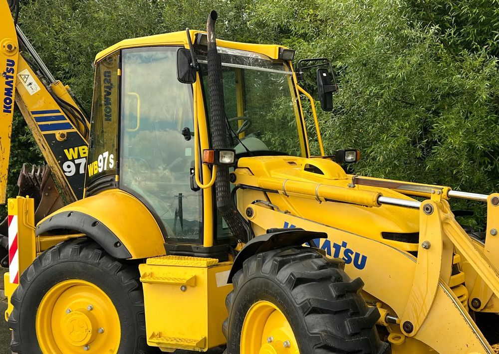 Komatsu * Koparko Ładowarka * Komatsu WB 97 S Utility * - Máy xúc trước múc sau: hình 4 Komatsu * Koparko Ładowarka * Komatsu WB 97 S Utility * - Máy xúc trước múc sau: hình 4