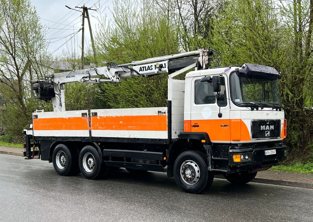 MAN 27-322 MAN 6x4 HDS ATLAS 140 - Xe tải thùng lửng/ Phẳng, Xe cẩu tự hành: hình 1 MAN 27-322 MAN 6x4 HDS ATLAS 140 - Xe tải thùng lửng/ Phẳng, Xe cẩu tự hành: hình 1