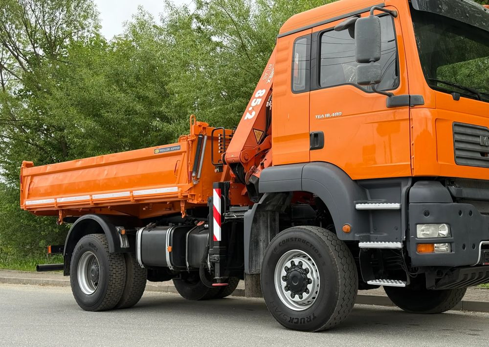 MAN * MAN 18 480 * KIPER WYWROTKA * 4x4 * HDS ATLAS 85* STAN BARDZO DOBRY * Sprowadzony - Xe ben: hình 5 MAN * MAN 18 480 * KIPER WYWROTKA * 4x4 * HDS ATLAS 85* STAN BARDZO DOBRY * Sprowadzony - Xe ben: hình 5