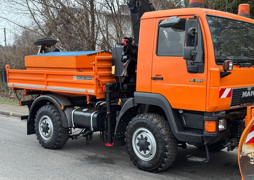MAN * MAN LE 10.220 *Kiper Wywrotka * 4x4 * Pług Piaskarka * Zimowe Utrzymanie * Sprowadzony * HDS MKG * - Xe ben: hình 5 MAN * MAN LE 10.220 *Kiper Wywrotka * 4x4 * Pług Piaskarka * Zimowe Utrzymanie * Sprowadzony * HDS MKG * - Xe ben: hình 5