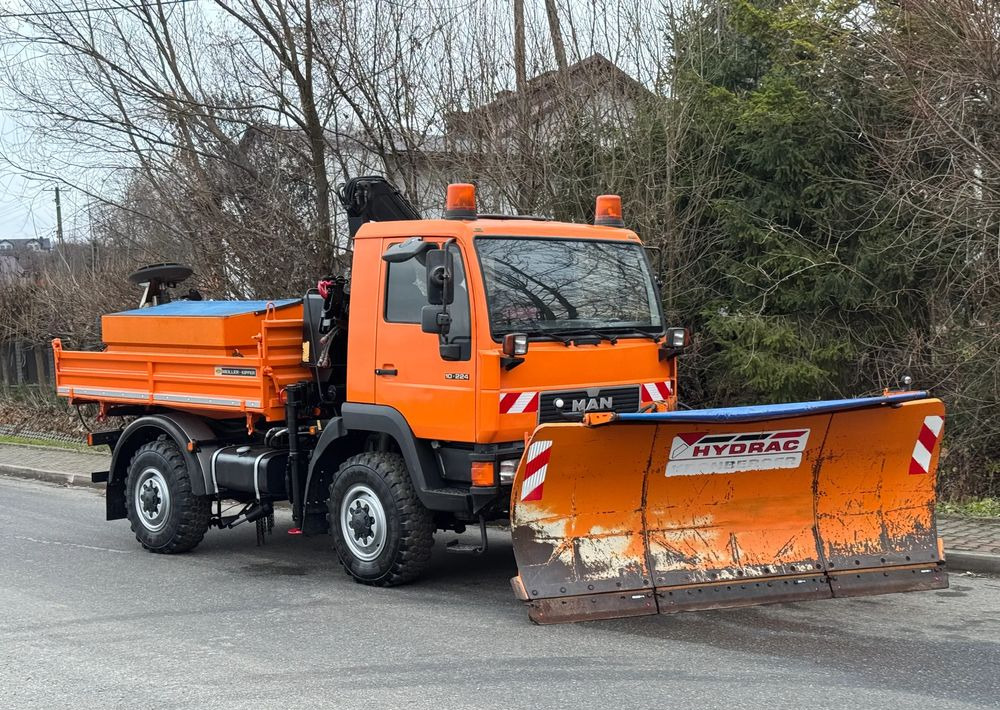 MAN * MAN LE 10.220 *Kiper Wywrotka * 4x4 * Pług Piaskarka * Zimowe Utrzymanie * Sprowadzony * HDS MKG * - Xe ben: hình 2 MAN * MAN LE 10.220 *Kiper Wywrotka * 4x4 * Pług Piaskarka * Zimowe Utrzymanie * Sprowadzony * HDS MKG * - Xe ben: hình 2
