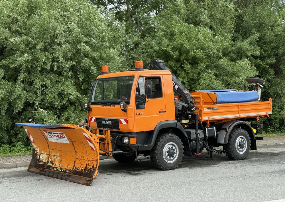MAN * MAN LE 10.220 *Kiper Wywrotka * 4x4 * Pług Piaskarka * Zimowe Utrzymanie * Sprowadzony * HDS MKG * - Xe ben: hình 1 MAN * MAN LE 10.220 *Kiper Wywrotka * 4x4 * Pług Piaskarka * Zimowe Utrzymanie * Sprowadzony * HDS MKG * - Xe ben: hình 1