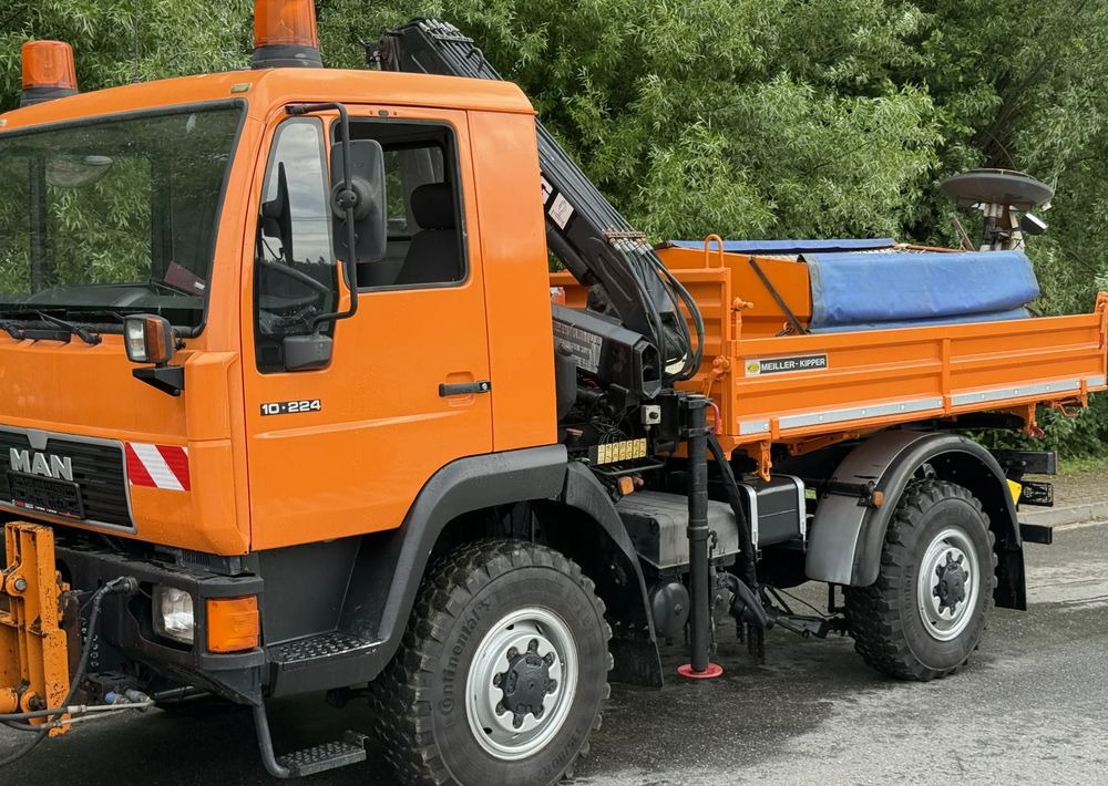 MAN * MAN LE 10.220 *Kiper Wywrotka * 4x4 * Pług Piaskarka * Zimowe Utrzymanie * Sprowadzony * HDS MKG * - Xe ben: hình 3 MAN * MAN LE 10.220 *Kiper Wywrotka * 4x4 * Pług Piaskarka * Zimowe Utrzymanie * Sprowadzony * HDS MKG * - Xe ben: hình 3
