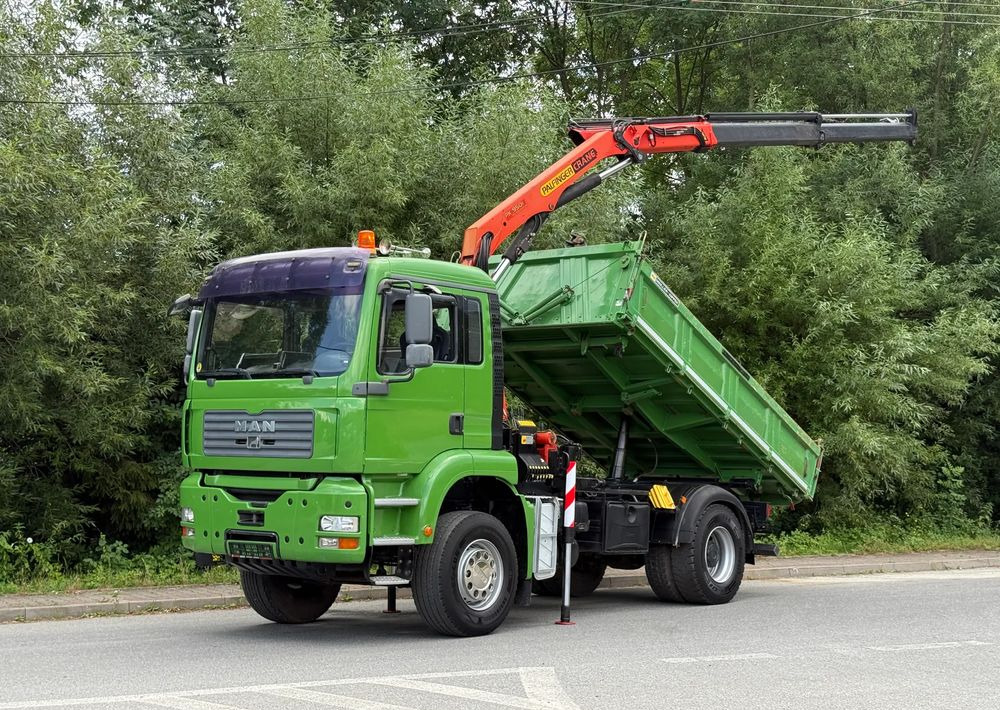 MAN * MAN TGA 18-360 * Kiper Wywrotka * 4x2 * Kran Palfinger PK 9501 Sprowadzony - Xe ben: hình 1 MAN * MAN TGA 18-360 * Kiper Wywrotka * 4x2 * Kran Palfinger PK 9501 Sprowadzony - Xe ben: hình 1