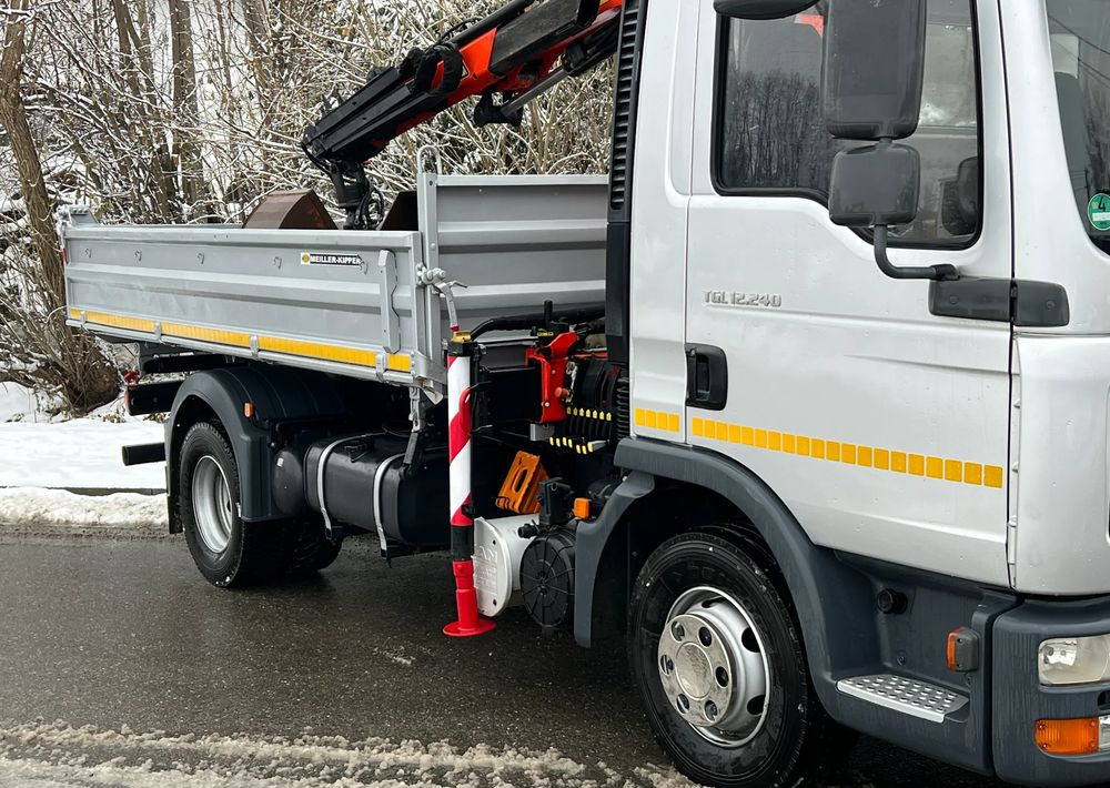 MAN MAN TGL 12-240 Kiper Wywrotka 4x2 Kran PALFINGER PK 12500 BARDZO DOBRY STAN - Xe ben: hình 5 MAN MAN TGL 12-240 Kiper Wywrotka 4x2 Kran PALFINGER PK 12500 BARDZO DOBRY STAN - Xe ben: hình 5