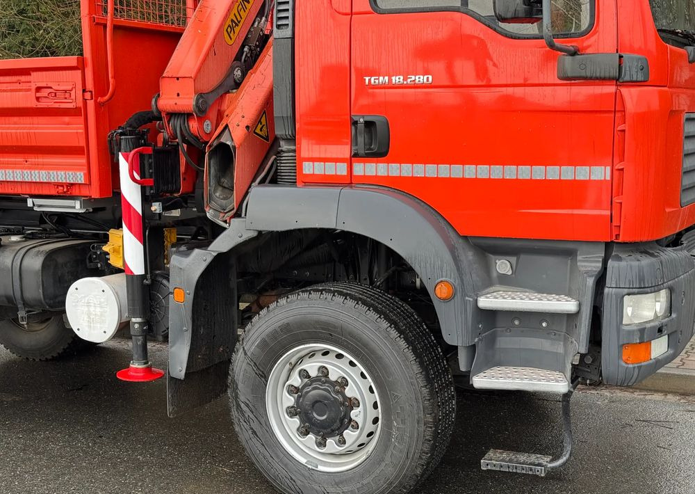 MAN * TGM 18-280 MAN 4x4 HDS Palfinger PK10500 * Kiper Wywrotka * Bardzo Dobry Stan - Xe ben: hình 5 MAN * TGM 18-280 MAN 4x4 HDS Palfinger PK10500 * Kiper Wywrotka * Bardzo Dobry Stan - Xe ben: hình 5