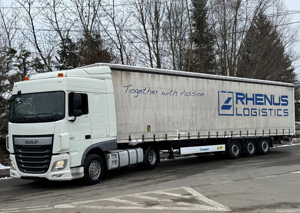 DAF * Zestaw * DAF 106 Euro 6 + Naczepa Krone * Bardzo Dobry Stan - Xe đầu kéo, Sơ mi rơ moóc mui bạt: hình 1 DAF * Zestaw * DAF 106 Euro 6 + Naczepa Krone * Bardzo Dobry Stan - Xe đầu kéo, Sơ mi rơ moóc mui bạt: hình 1