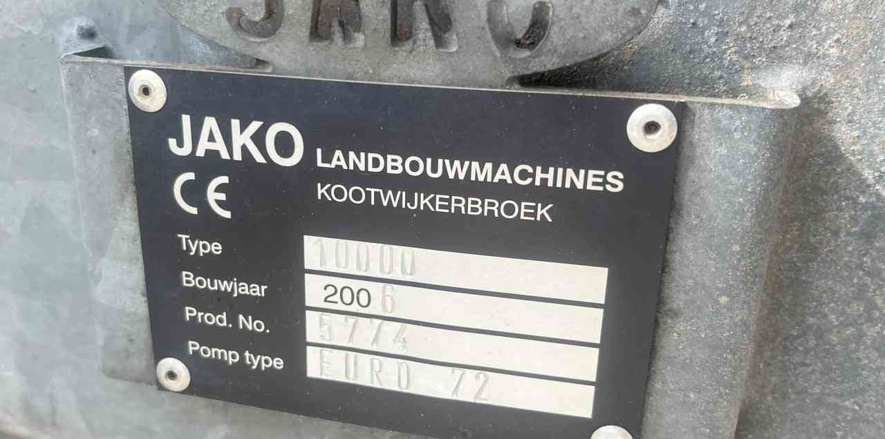 Máy rải phân dạng lỏng Jako 10000 liter mesttank tank mestverwerking: hình 7