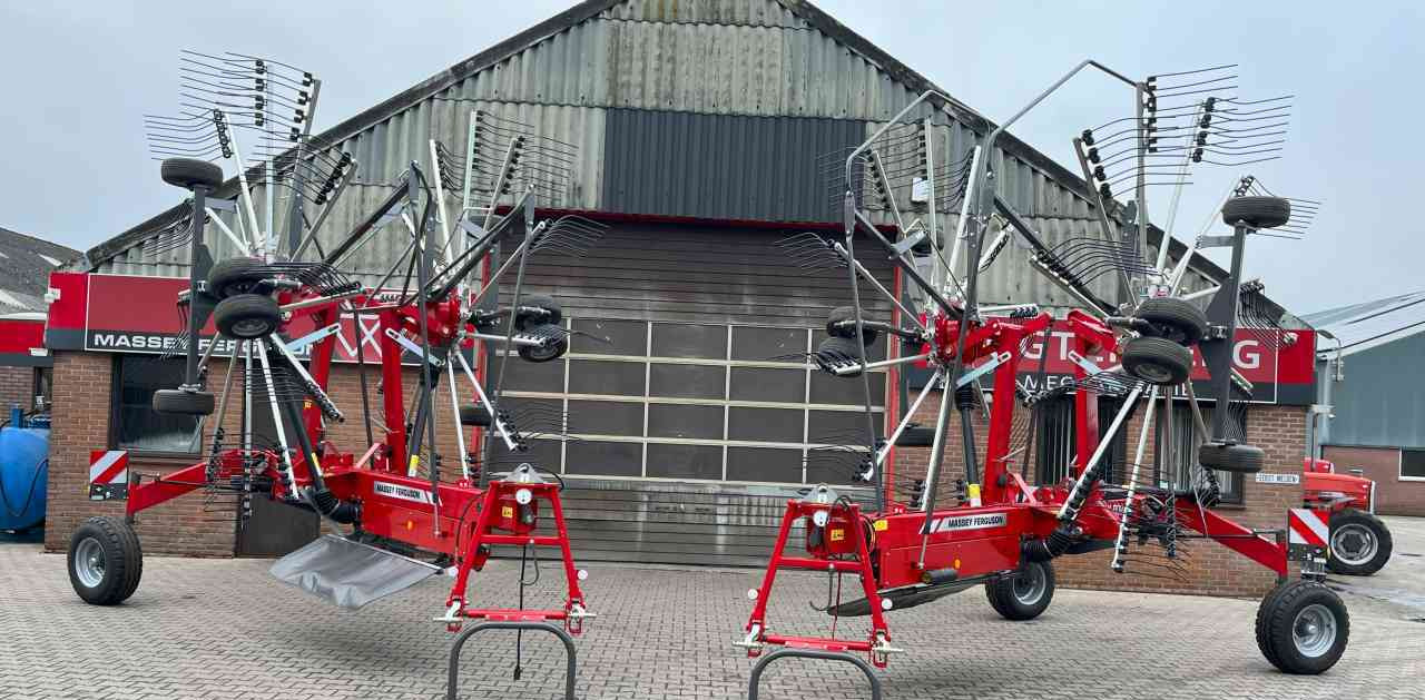 Massey Ferguson RK 802 TRC weidebouwmachines Fella Hark Rake Zwiller - Dàn trải/ Cào: hình 2 Massey Ferguson RK 802 TRC weidebouwmachines Fella Hark Rake Zwiller - Dàn trải/ Cào: hình 2