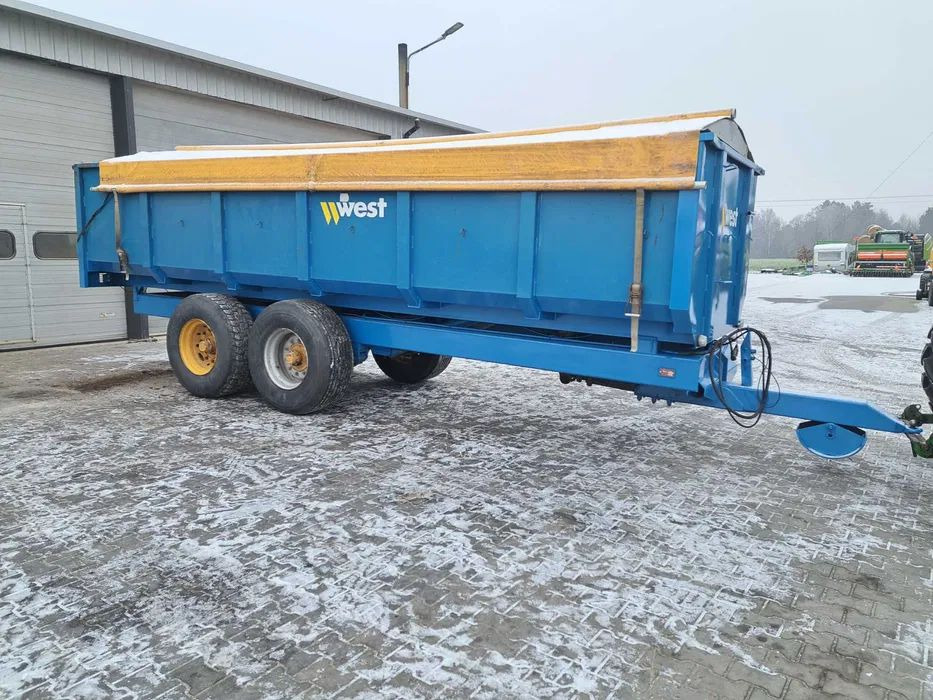 Przyczepa skorupowa WEST 14 ton - Toa kéo trang trại: hình 4 Przyczepa skorupowa WEST 14 ton - Toa kéo trang trại: hình 4