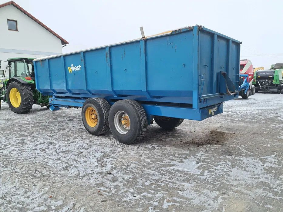 Przyczepa skorupowa WEST 14 ton - Toa kéo trang trại: hình 2 Przyczepa skorupowa WEST 14 ton - Toa kéo trang trại: hình 2