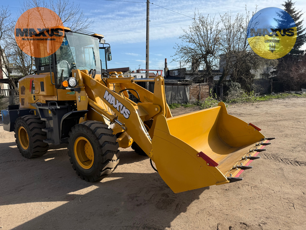 Máy xúc lật bánh lốp mới Maxus Dostępna od ręki w Łodzi !!!Ładowarka Kołowa krokodyl 102km / Wheel loader Crocodile 102hp / Radlader Krokodil 102 PS / Krokodil kerekes rakodó 102 LE / Крокодил колісний навантажувач 102 к.с.: hình 1