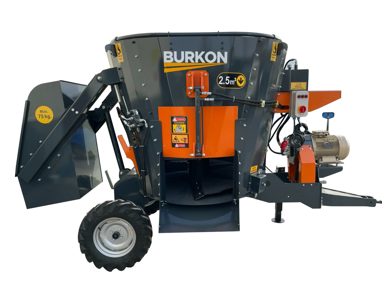 Burkon 2.5m3 Çekilir (380V) Dikey Yem Karma Makinesi ( BK-F250 ) - Xe trộn thức ăn gia súc: hình 1 Burkon 2.5m3 Çekilir (380V) Dikey Yem Karma Makinesi ( BK-F250 ) - Xe trộn thức ăn gia súc: hình 1