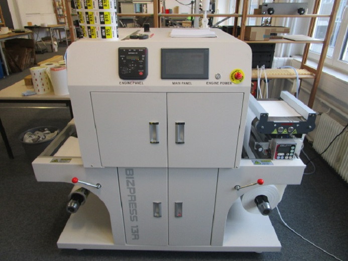 Thiết bị in ấn DIGITAL ETIKETTENDRUCKMASCHINE VP320C BIZPRESS 13R: hình 6