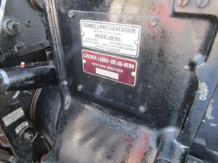 HEIDELBERG TIEGEL A4 - Máy in offset: hình 4 HEIDELBERG TIEGEL A4 - Máy in offset: hình 4