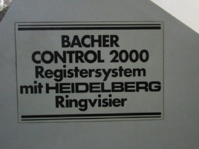 PLATTENSTANZE BACHER CONTROL 2000 - Thiết bị in ấn: hình 4 PLATTENSTANZE BACHER CONTROL 2000 - Thiết bị in ấn: hình 4