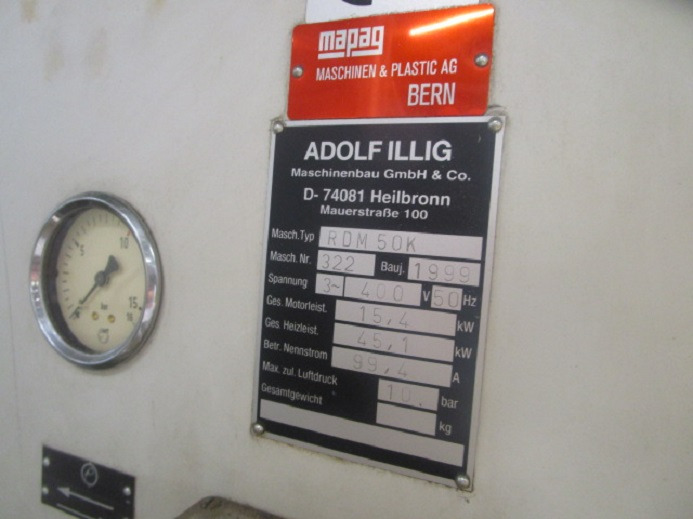 Cho thuê  THERMOFORMMASCHINE ILLIG RDM K 50 & GREINER STAPELUNG THERMOFORMMASCHINE ILLIG RDM K 50 & GREINER STAPELUNG: hình 6