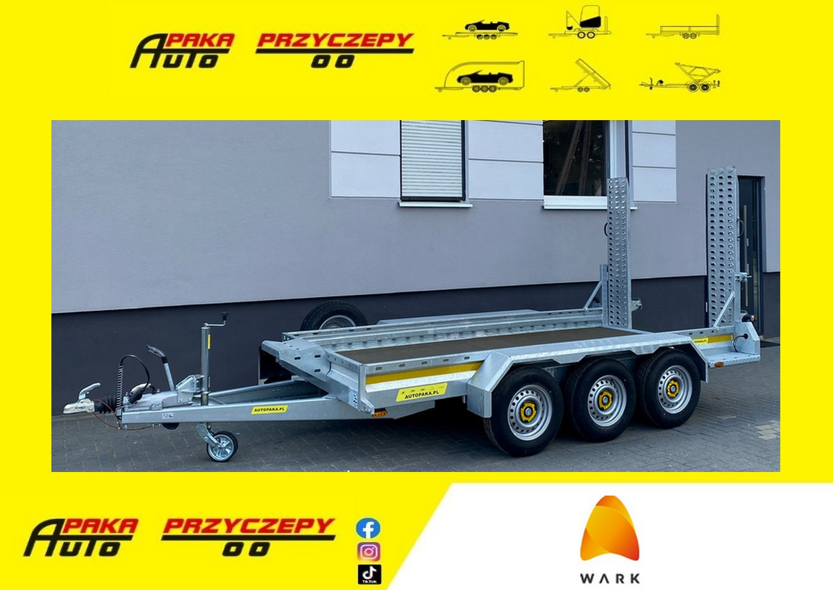 PRZYCZEPA LAWETA DO MINIKOPARKI KOPARKI 3 OSIE / MINI EXCAVATOR TRANSPORTER TRAILER 3 AXLES - Rơ moóc để vận chuyển thiết bị: hình 1 PRZYCZEPA LAWETA DO MINIKOPARKI KOPARKI 3 OSIE / MINI EXCAVATOR TRANSPORTER TRAILER 3 AXLES - Rơ moóc để vận chuyển thiết bị: hình 1