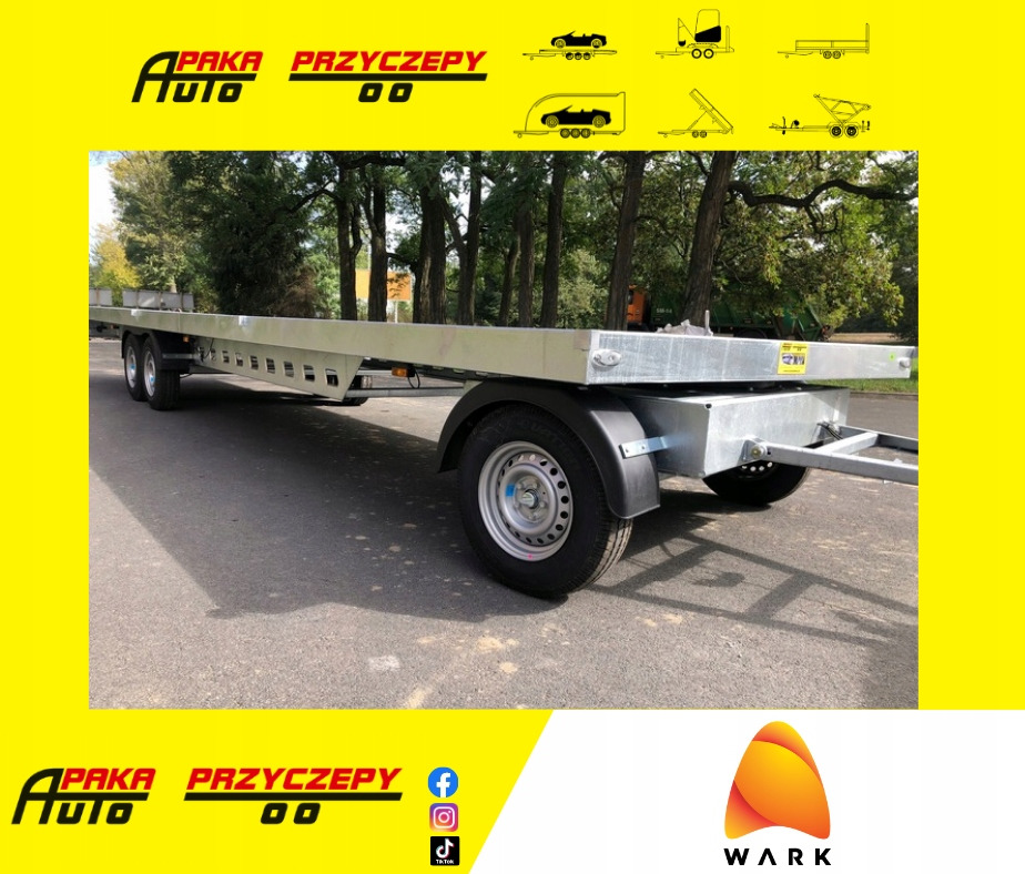 PRZYCZEPA OBROTNICA PLATFORMA 8m 3500 KG / TURNTABLE PLATFORM TRAILER 8m 3500 KG - Rơ moóc thùng lửng/ Phẳng: hình 1 PRZYCZEPA OBROTNICA PLATFORMA 8m 3500 KG / TURNTABLE PLATFORM TRAILER 8m 3500 KG - Rơ moóc thùng lửng/ Phẳng: hình 1