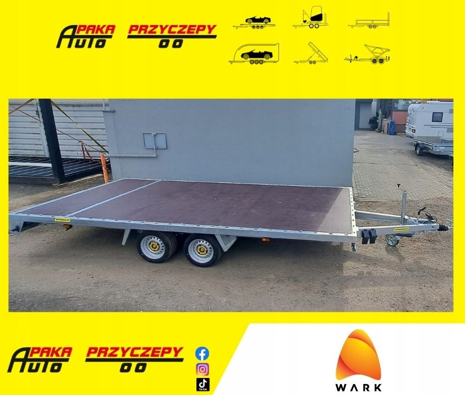 PRZYCZEPA PLATFORMOWA 5X2 WARK DMC 3500 / WARK PLATFORM TRAILER 5X2 DMC 3500 - Rơ moóc thùng lửng/ Phẳng: hình 1 PRZYCZEPA PLATFORMOWA 5X2 WARK DMC 3500 / WARK PLATFORM TRAILER 5X2 DMC 3500 - Rơ moóc thùng lửng/ Phẳng: hình 1