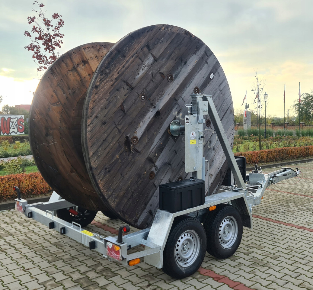 PRZYCZEPA SŁUPOWA KABLOWA PRZEWÓZ KABLI 3500 KG / POLE CABLE TRAILER FOR CABLE TRANSPORT 3500 KG - Rơ moóc cáp: hình 2 PRZYCZEPA SŁUPOWA KABLOWA PRZEWÓZ KABLI 3500 KG / POLE CABLE TRAILER FOR CABLE TRANSPORT 3500 KG - Rơ moóc cáp: hình 2