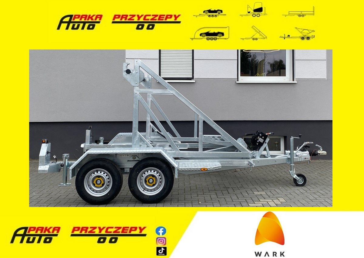 PRZYCZEPA WARK KABLOWA Z WCIĄGARKĄ RĘCZNĄ, DMC 3500 KG / WARK Cable Trailer with Manual Winch, DMC 3500 KG - Rơ moóc cáp: hình 1 PRZYCZEPA WARK KABLOWA Z WCIĄGARKĄ RĘCZNĄ, DMC 3500 KG / WARK Cable Trailer with Manual Winch, DMC 3500 KG - Rơ moóc cáp: hình 1