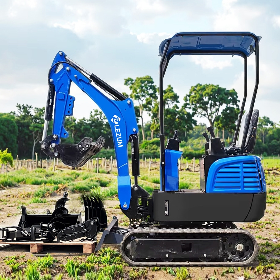 LEZUM DY12E Factory Sale Home Farm Mini Digger Excavators Two-sided Hybrid Electronic Pilot Electric Remote Control Mini Digger Excavator - Máy xúc mini: hình 1 LEZUM DY12E Factory Sale Home Farm Mini Digger Excavators Two-sided Hybrid Electronic Pilot Electric Remote Control Mini Digger Excavator - Máy xúc mini: hình 1