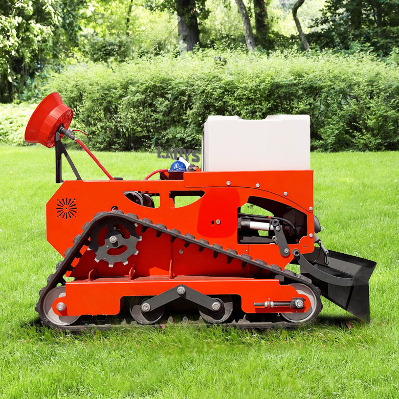 LEZUM LD1000 Multi-function remote control lawn mower Track crawler gasoline gas All-terrain Agricultural Sprayers Pesticide spraying lawn mower for sale - Máy cắt cỏ vườn: hình 4 LEZUM LD1000 Multi-function remote control lawn mower Track crawler gasoline gas All-terrain Agricultural Sprayers Pesticide spraying lawn mower for sale - Máy cắt cỏ vườn: hình 4