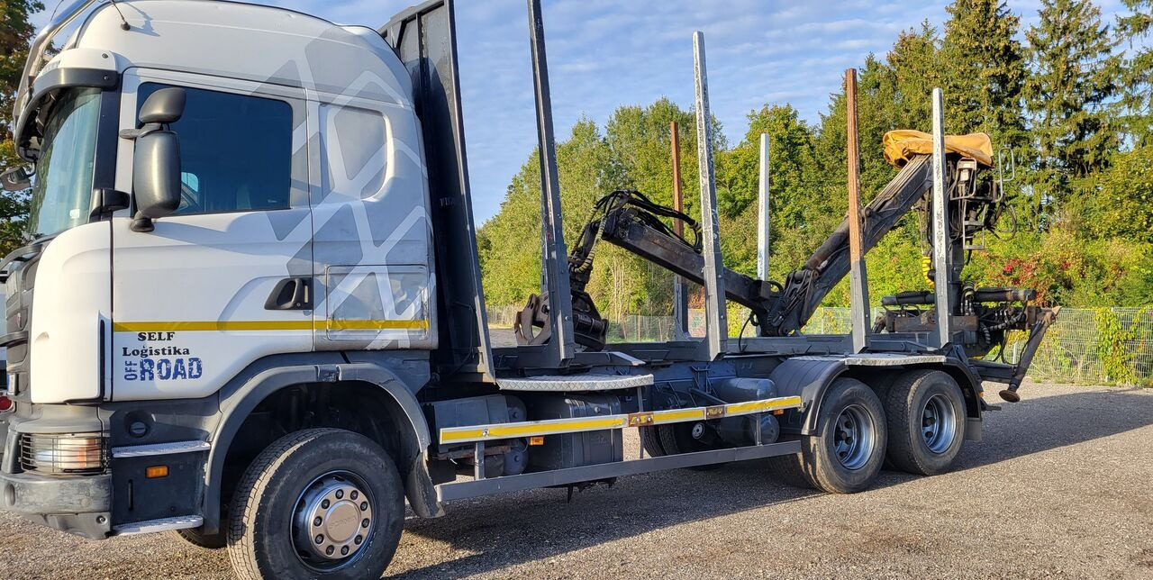 Scania G480 - Xe chở gỗ, Xe cẩu tự hành: hình 1 Scania G480 - Xe chở gỗ, Xe cẩu tự hành: hình 1
