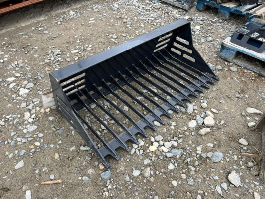 Godet râteau pour minichargeur - Gầu: hình 3 Godet râteau pour minichargeur - Gầu: hình 3