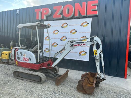 Takeuchi TB216 HYBRID à 18500€ ht - Máy xúc mini: hình 1 Takeuchi TB216 HYBRID à 18500€ ht - Máy xúc mini: hình 1