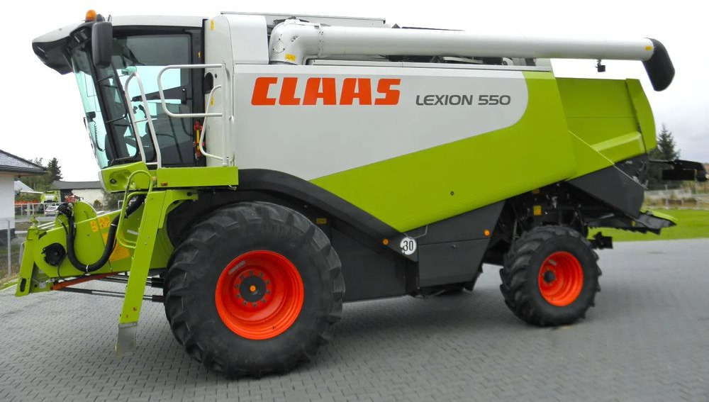 Claas Lexion 550 2005 Rok, heder V750, Najbogatsza Wersja, Nie Malowany, Stan Idealny - Máy gặt đập: hình 4 Claas Lexion 550 2005 Rok, heder V750, Najbogatsza Wersja, Nie Malowany, Stan Idealny - Máy gặt đập: hình 4