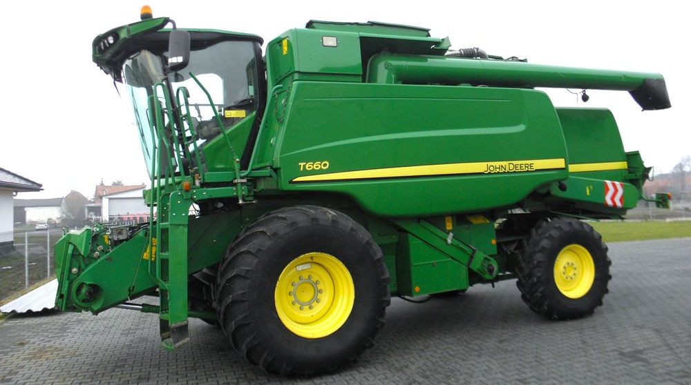 John Deere T 660 2012 Rok, heder 7,6m, Nowsza Wersja, Nie Malowany, Stan Bardzo Dobry - Máy gặt đập: hình 5 John Deere T 660 2012 Rok, heder 7,6m, Nowsza Wersja, Nie Malowany, Stan Bardzo Dobry - Máy gặt đập: hình 5