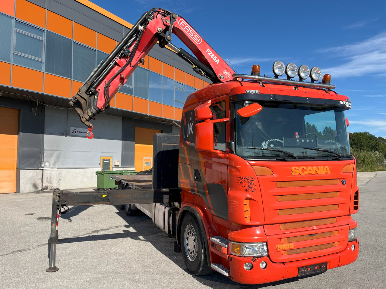 SCANIA R420 6x2 + CRANE FASSI 23TM PLATFORM 7720 - Xe cẩu tự hành: hình 1 SCANIA R420 6x2 + CRANE FASSI 23TM PLATFORM 7720 - Xe cẩu tự hành: hình 1