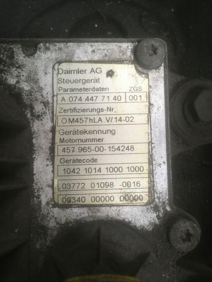 Mercedes-Benz Mercedes Motor OM 457 HLA 457HLA Euro 5 Citaro LE Bj. 2008 457.965 - Động cơ cho Xe bus: hình 4 Mercedes-Benz Mercedes Motor OM 457 HLA 457HLA Euro 5 Citaro LE Bj. 2008 457.965 - Động cơ cho Xe bus: hình 4